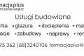 Usugi budowlane i instalacyjne 